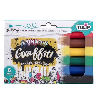 0059334 graffiti bullet tip rainbow 6 pack