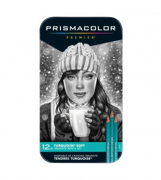 24191 wace prismacolor turquoise soft graphite pencil set 12ct in pack 1 1