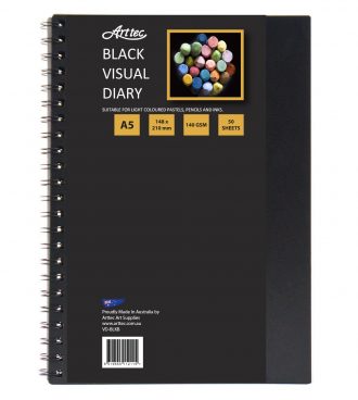 Arttec Black Visual Diary A5