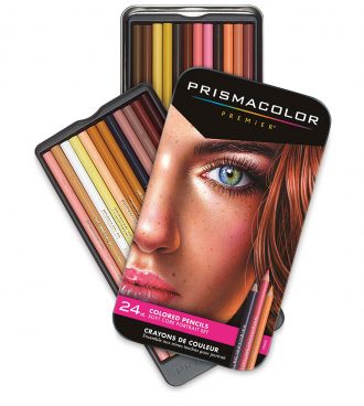 PC25085 Prismacolor Premier Pencils Portrait Set of 24 Open