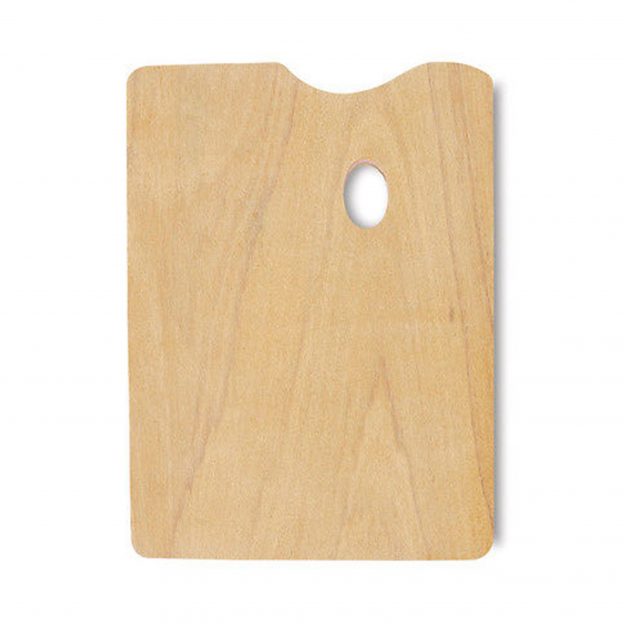 rectangular wood palette